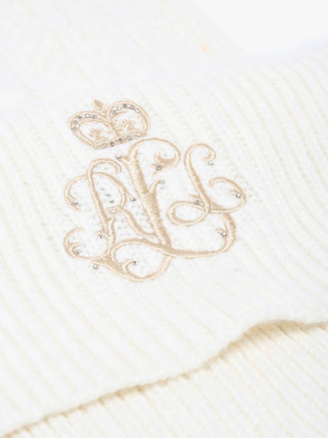 Écharpe Lauren ralph lauren Beige textile 54960072 vue secondaire 1