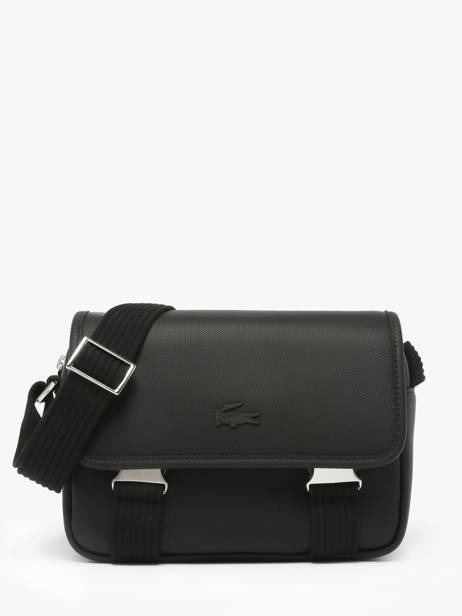 Sac Bandoulière Lacoste Noir men's classic NH4858HC