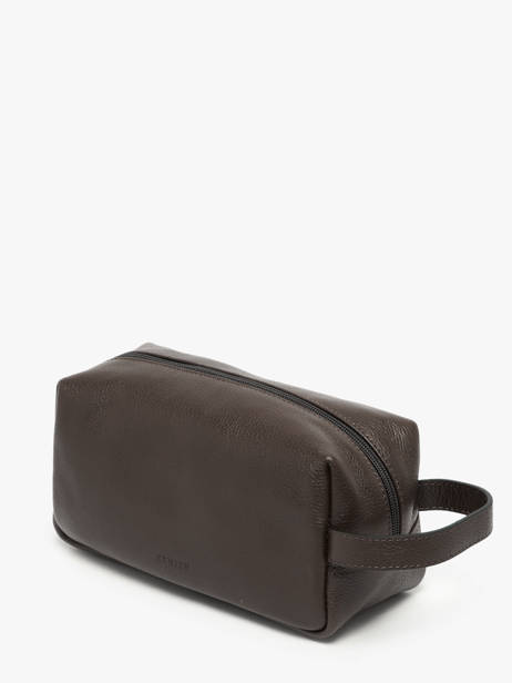 Trousse De Toilette Flandres Cuir Etrier Marron flandres EFLA920M vue secondaire 2