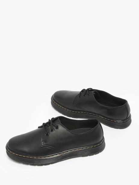 Chaussures Derbies En Cuir Dr martens Noir boy 41553001 vue secondaire 2