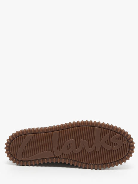 Chaussures Derbies Montante En Cuir Clarks Marron men 26183425 vue secondaire 4
