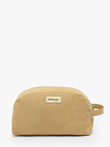 La Trousse De Toilette Hermel Coton Recyclé Rivedroite Beige timeless HERMETIM