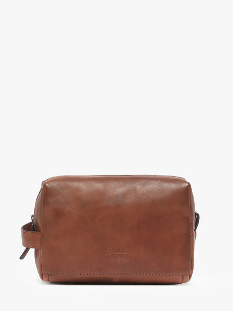 Trousse De Toilette Basilic pepper Marron traveler BTRA07
