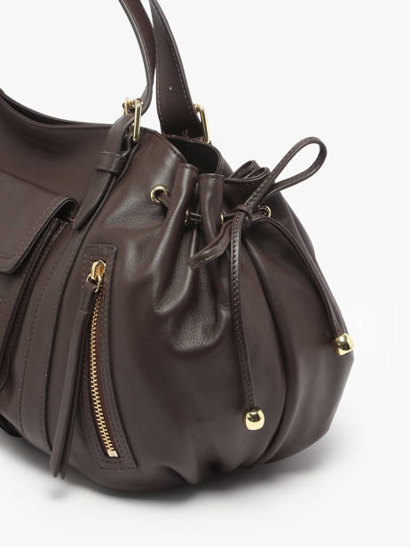 Sac Porté épaule Icone Cuir Gerard darel Marron icone DCS30410 vue secondaire 5