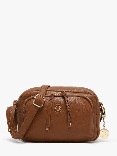 Sac Bandoulière Zip Lulu castagnette Marron zip ZITA