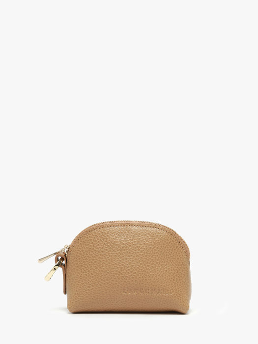 Longchamp Le foulonné Porte-monnaie Beige
