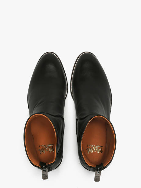 Bottines à Talon En Cuir Mam'zelle Noir women CSIUY50 vue secondaire 4
