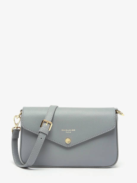 Sac Bandoulière Saffiano David jones Gris saffiano 5