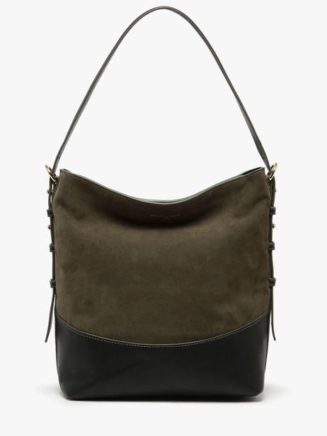 Sac Porté épaule Serena Cuir Daim Nathan baume Vert vogue 6 vue secondaire 5