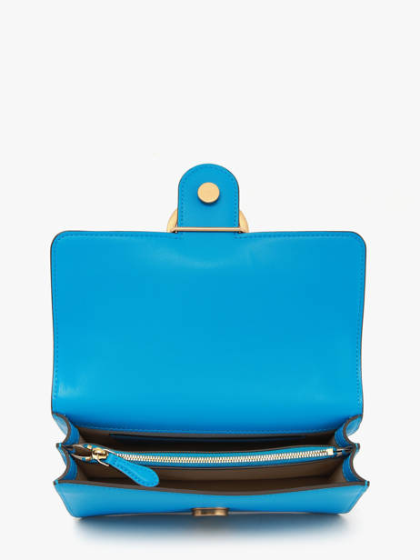 Sac Bandoulière Love Bag Icon Cuir Pinko Bleu love bag icon A0F1 vue secondaire 3