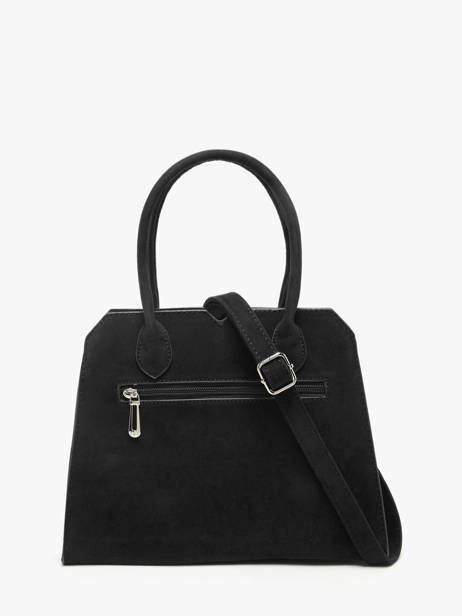 Sac Porté Main Velvet Miniprix Noir velvet F7510 vue secondaire 3