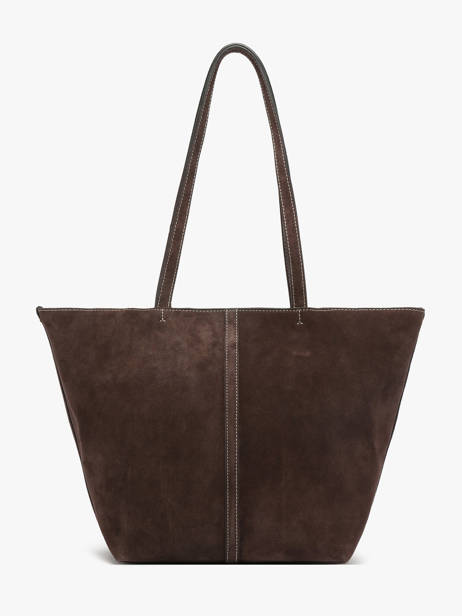 Sac Porté épaule Cabas Cuir Vanessa bruno Marron cabas 29V40874 vue secondaire 4