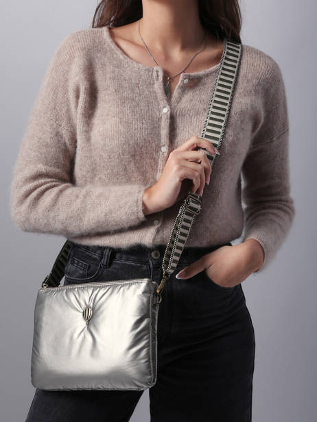 Sac Bandoulière Doudoune Le voyage en panier Argent doudoune AHP231 vue secondaire 1