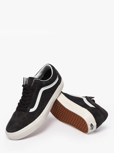 Sneakers Old Skool En Cuir Vans Noir men D7ZY7U1 vue secondaire 2