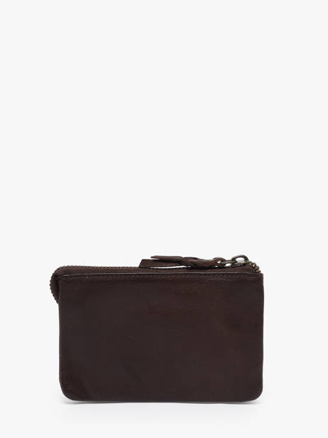 Porte-monnaie Cuir Biba Marron heritage BT35 vue secondaire 2