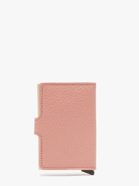 Porte-cartes Cuir Secrid Rose pebble MPE vue secondaire 3
