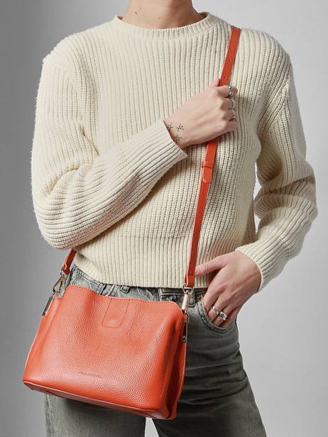 Sac Bandoulière Helena Cuir Francinel Orange helena 22944 vue secondaire 1