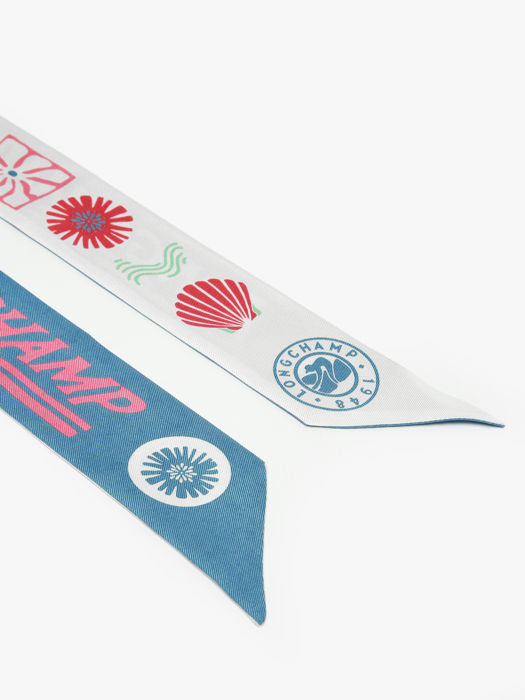 Longchamp Soie gots Etole Bleu