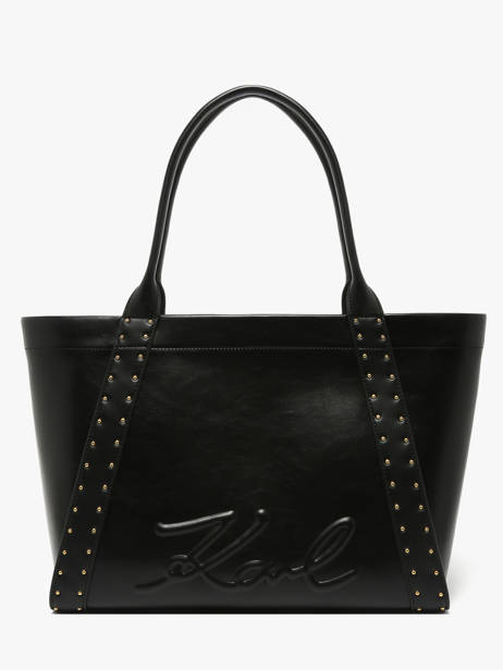 Sac Porté épaule K/ville Studs Cuir Karl lagerfeld Noir k ville B1W30261
