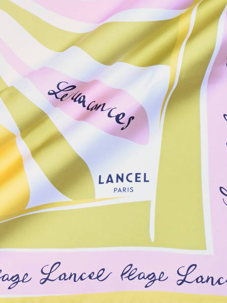 Carré De Soie Sunrise 90x90cm Lancel Multicolore charms A14135 vue secondaire 1