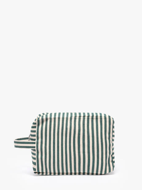 La Trousse Tournelles Xl Striped Coton Recyclé Rivedroite Vert spring striped TOUXLSTR vue secondaire 2