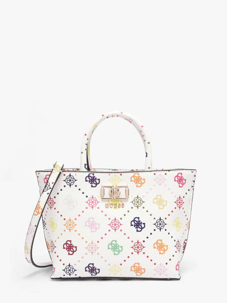 Sac Porté Main Emelie Logo Polyester Guess Blanc emelie logo GM992875