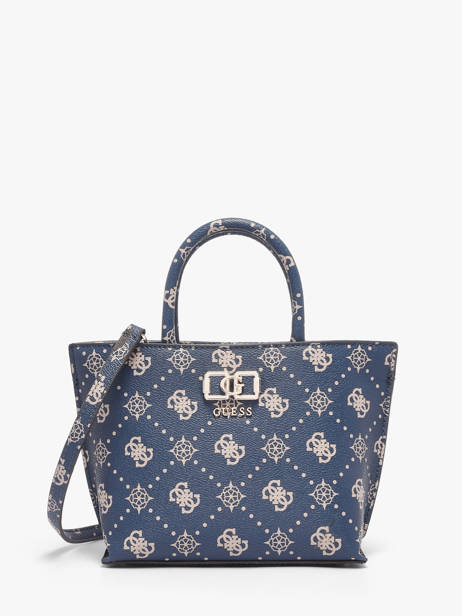 Sac Porté Main Emelie Logo Polyester Guess Bleu emelie logo GP992875