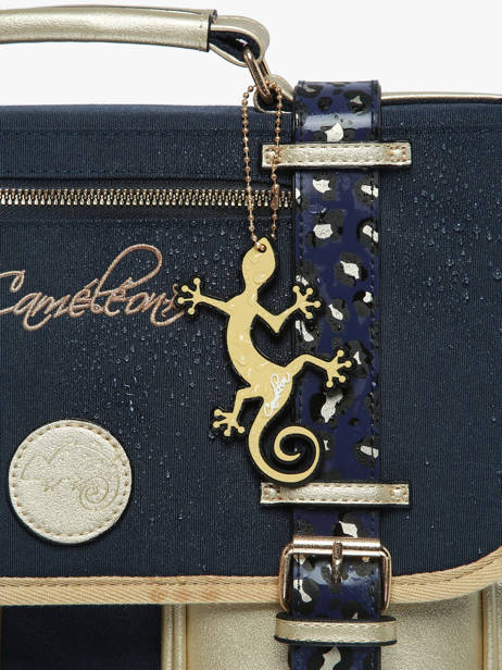 Sac à Dos 3 Compartiments Cameleon Bleu vintage fantasy PBVGSD39 vue secondaire 6