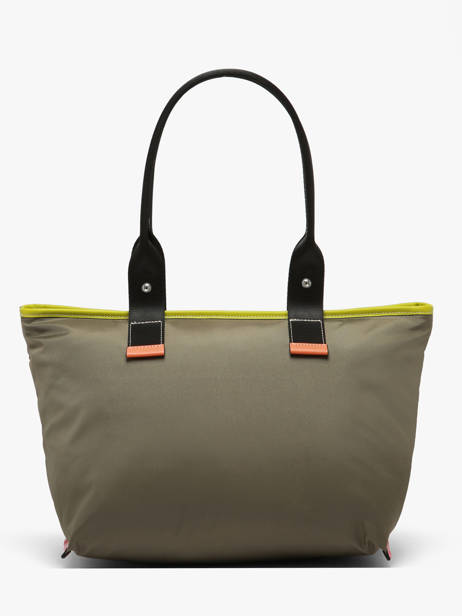 Sac Cabas Zippé M Mistral Rollable Nylon Et Cuir Lancel Multicolore mistral A13997 vue secondaire 4