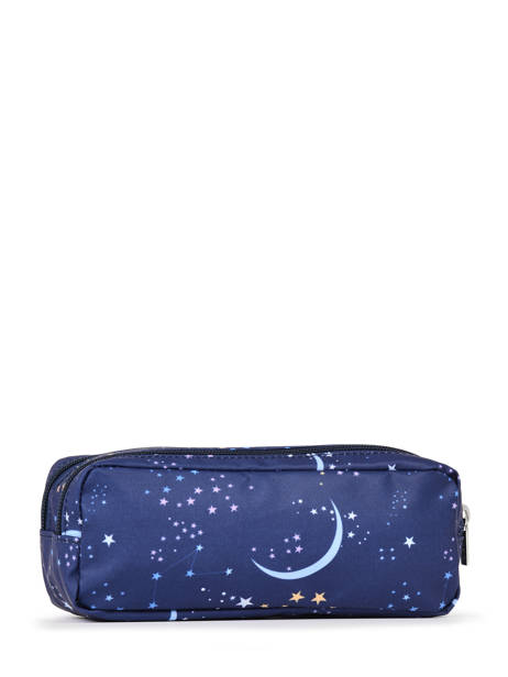 Trousse 2 Compartiments Caramel et cie Bleu boheme FI vue secondaire 2